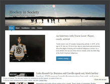 Tablet Screenshot of hockeyinsociety.com